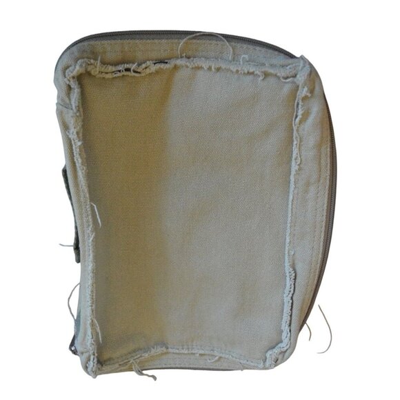 Vintage Y2K Grunge Green Canvas Bible Cover Grommets  Gregg Gift Co Size Large - Picture 2 of 5